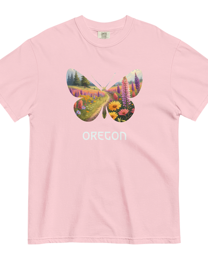 OREGON WILD FLOWERS - COMFORT COLORS - Unisex garment-dyed heavyweight t-shirt
