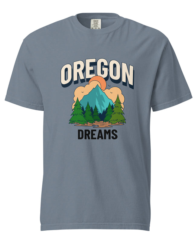 Oregon Dreams - Unisex garment-dyed heavyweight t-shirt