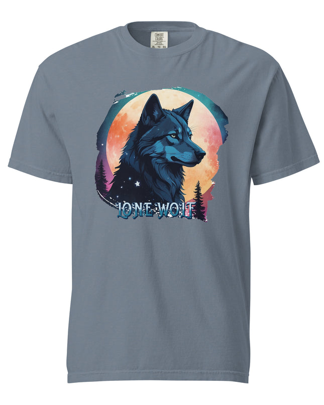 Lone Wolf -  Unisex garment-dyed heavyweight t-shirt