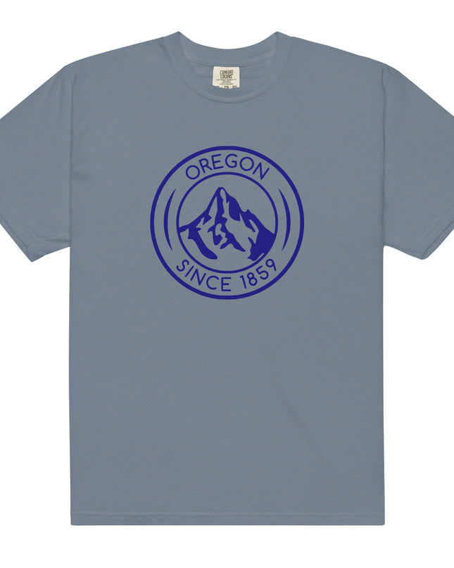 OREGON SINCE 1859 - NAVY - Comfort Colors - Unisex garment-dyed heavyweight t-shirt