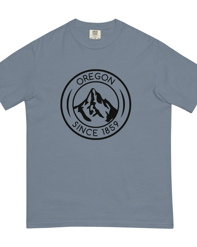 OREGON SINCE 1859 - BLACK - Comfort Colors - Unisex garment-dyed heavyweight t-shirt