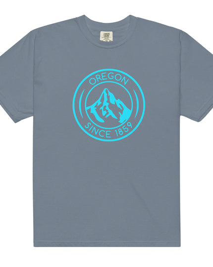 OREGON SINCE 1859 - AQUA - Comfort Colors - Unisex garment-dyed heavyweight t-shirt