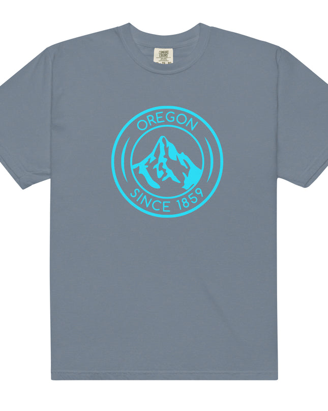 OREGON SINCE 1859 - AQUA - Comfort Colors - Unisex garment-dyed heavyweight t-shirt