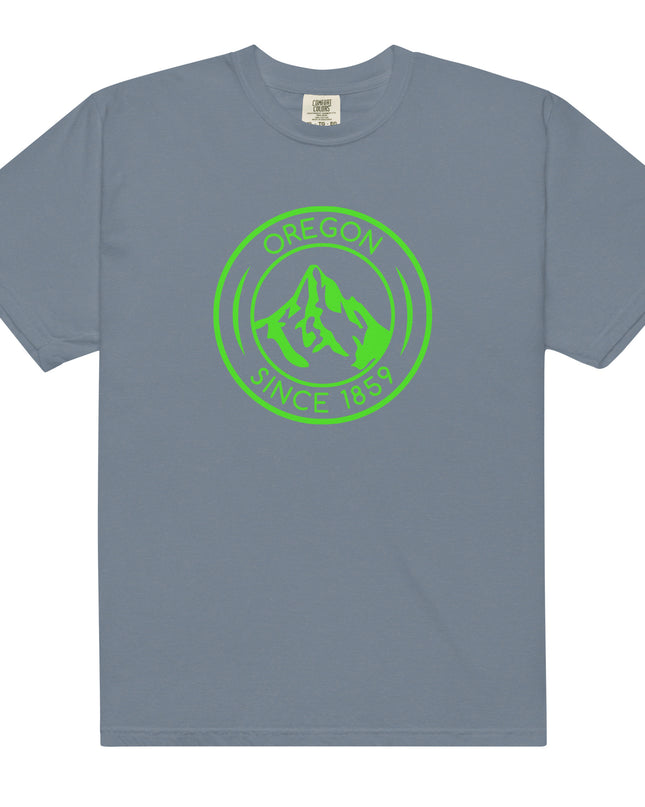 OREGON SINCE 1859 - LIME - Comfort Colors - Unisex garment-dyed heavyweight t-shirt