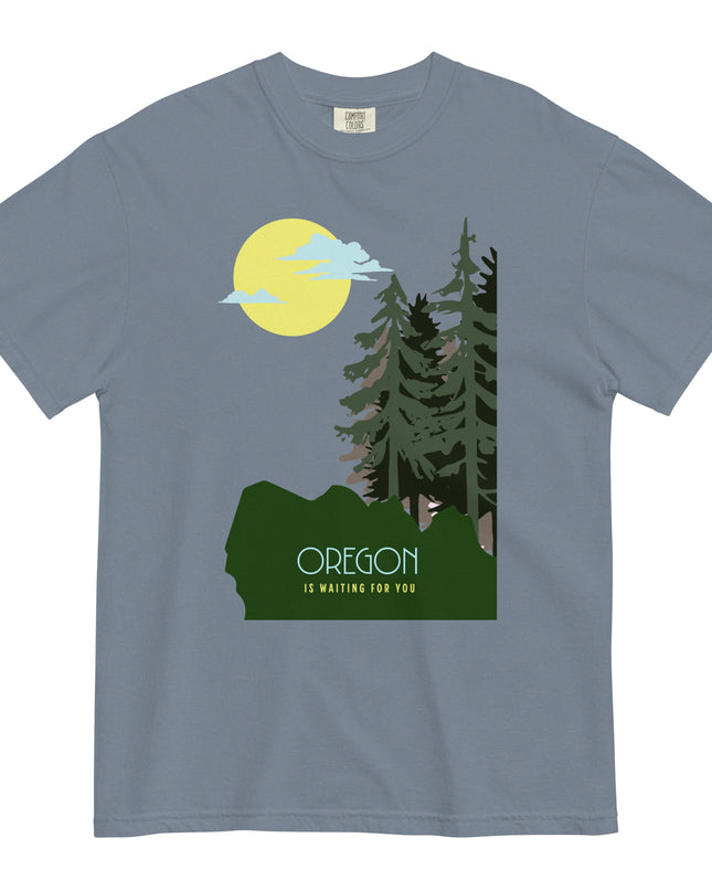 OREGON IS WAITING FOR YOU - Comfort Colors - Unisex garment-dyed heavyweight t-shirt