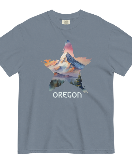 OREGON STAR - COMFOR COLORS - Unisex garment-dyed heavyweight t-shirt