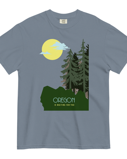 OREGON IS WAITING FOR YOU - Comfort Colors - Unisex garment-dyed heavyweight t-shirt