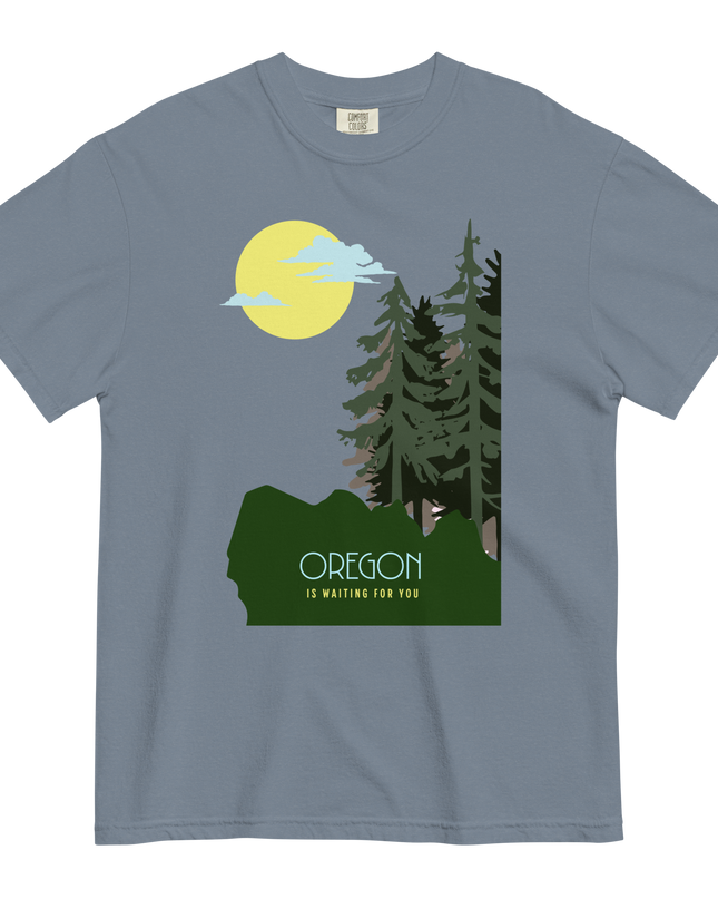 OREGON IS WAITING FOR YOU - Comfort Colors - Unisex garment-dyed heavyweight t-shirt