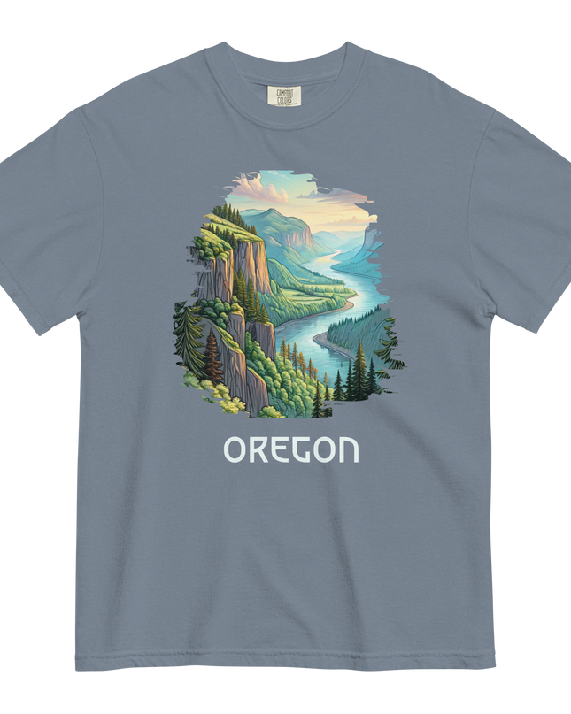 OREGON GORGE - COMFORT COLORS - Unisex garment-dyed heavyweight t-shirt