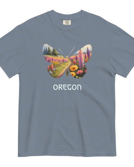 OREGON WILD FLOWERS - COMFORT COLORS - Unisex garment-dyed heavyweight t-shirt