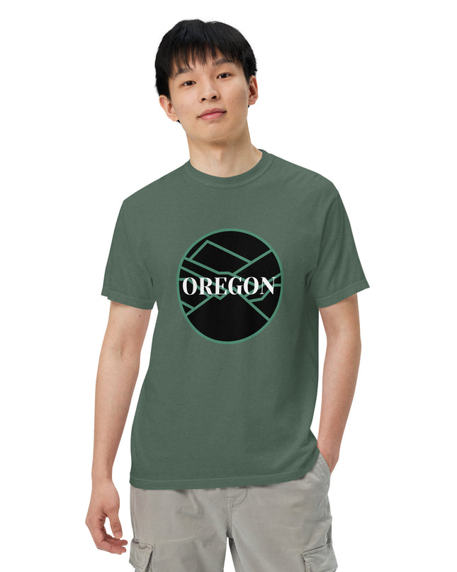 OREGON - Unisex garment-dyed heavyweight t-shirt