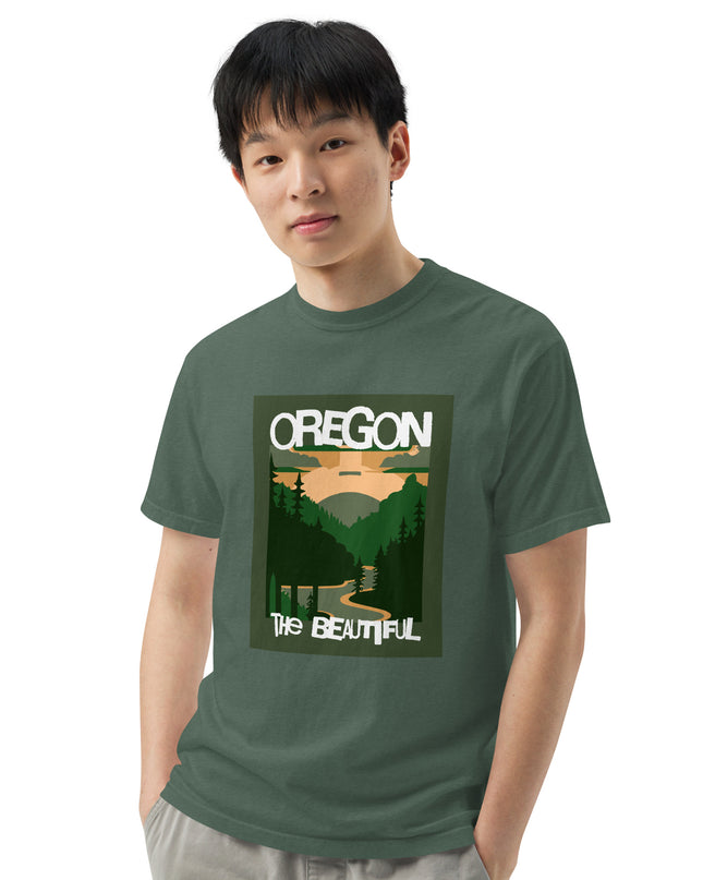 Oregon The Beautiful - Unisex garment-dyed heavyweight t-shirt