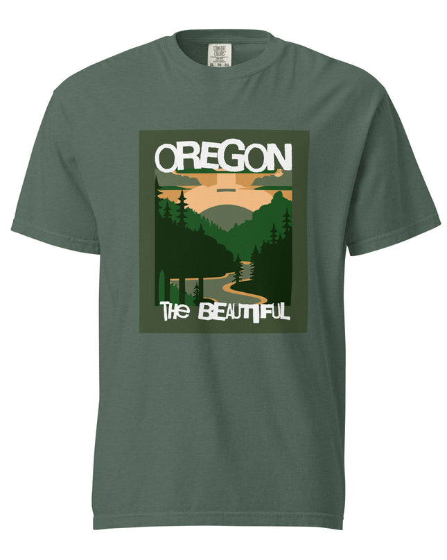 Oregon The Beautiful - Unisex garment-dyed heavyweight t-shirt