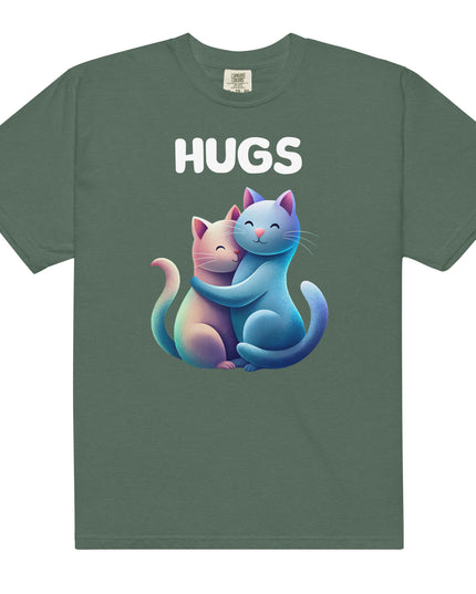 HUGS - CATS - Comfort Colors - Unisex garment-dyed heavyweight t-shirt