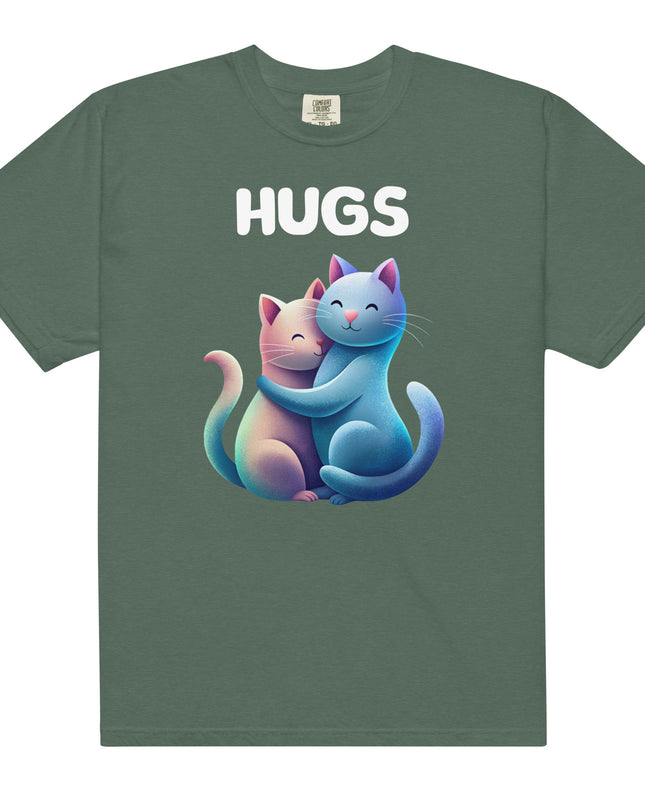 HUGS - CATS - Comfort Colors - Unisex garment-dyed heavyweight t-shirt