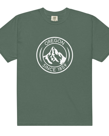 OREGON SINCE 1859 - WHITE - Comfort Color - Unisex garment-dyed heavyweight t-shirt