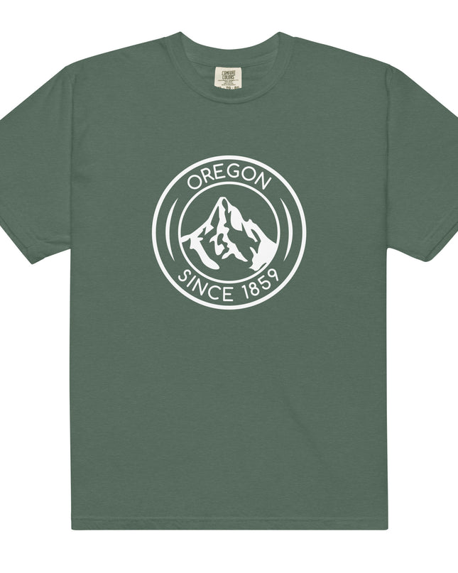 OREGON SINCE 1859 - WHITE - Comfort Color - Unisex garment-dyed heavyweight t-shirt