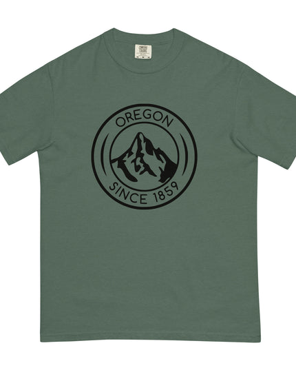 OREGON SINCE 1859 - BLACK - Comfort Colors - Unisex garment-dyed heavyweight t-shirt