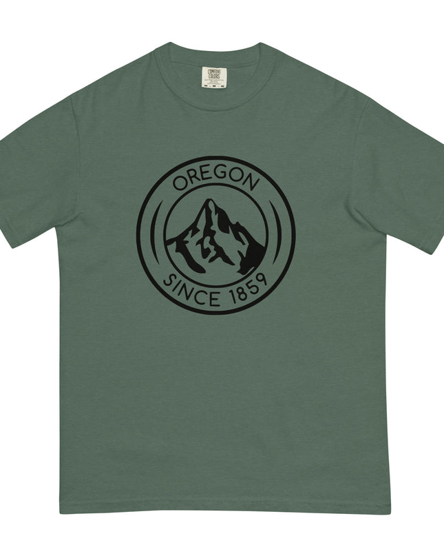 OREGON SINCE 1859 - BLACK - Comfort Colors - Unisex garment-dyed heavyweight t-shirt