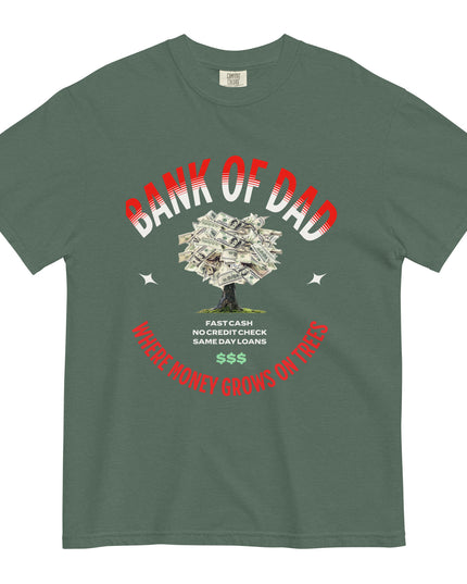 BANK OF DAD - Comfort Colors - Unisex garment-dyed heavyweight t-shirt
