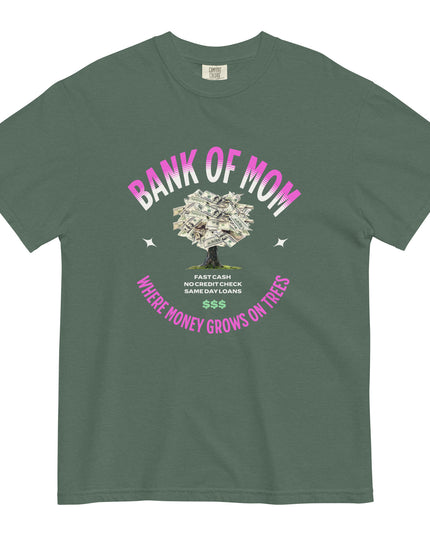 BANK OF MOM - Comfort Colors - Unisex garment-dyed heavyweight t-shirt