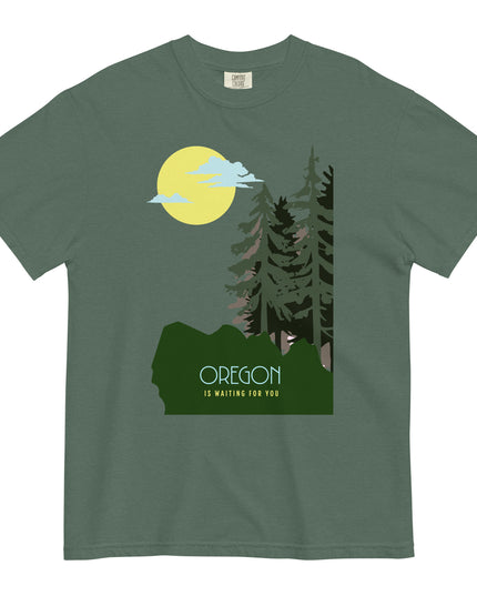 OREGON IS WAITING FOR YOU - Comfort Colors - Unisex garment-dyed heavyweight t-shirt