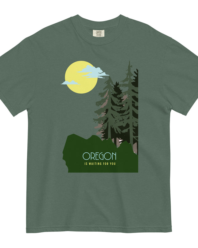 OREGON IS WAITING FOR YOU - Comfort Colors - Unisex garment-dyed heavyweight t-shirt