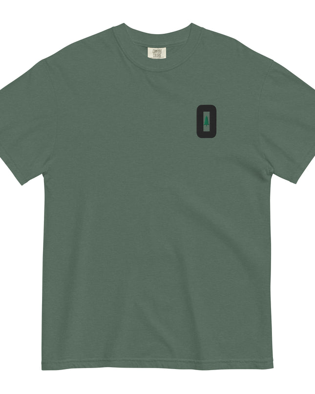 O FOR OREGON - EMBROIDERED - Comfort Colors - Unisex garment-dyed heavyweight t-shirt
