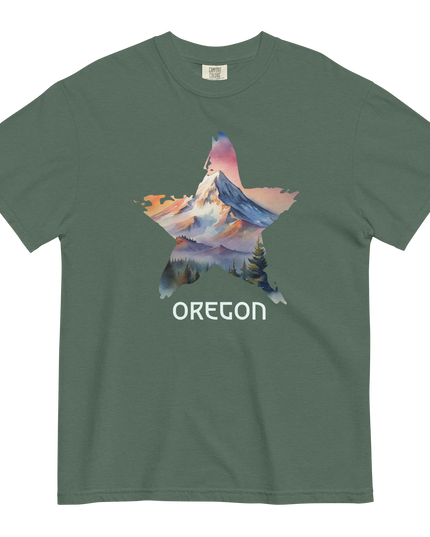 OREGON STAR - COMFOR COLORS - Unisex garment-dyed heavyweight t-shirt