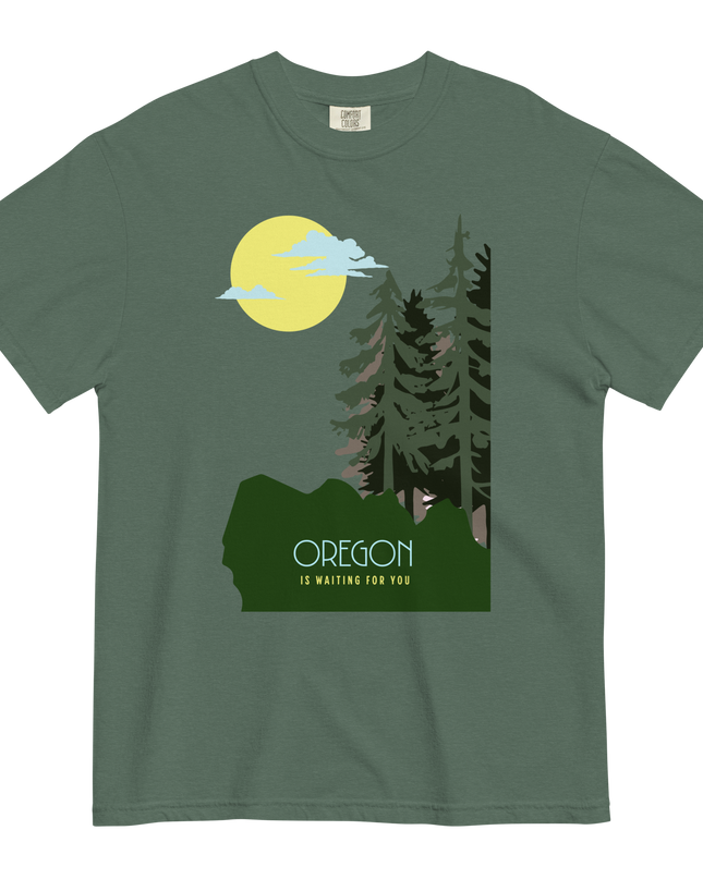 OREGON IS WAITING FOR YOU - Comfort Colors - Unisex garment-dyed heavyweight t-shirt