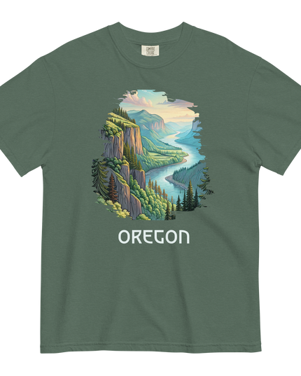 OREGON GORGE - COMFORT COLORS - Unisex garment-dyed heavyweight t-shirt