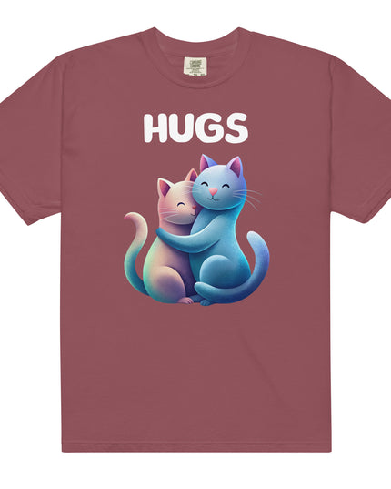HUGS - CATS - Comfort Colors - Unisex garment-dyed heavyweight t-shirt