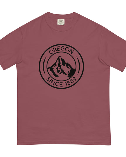 OREGON SINCE 1859 - BLACK - Comfort Colors - Unisex garment-dyed heavyweight t-shirt