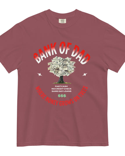 BANK OF DAD - Comfort Colors - Unisex garment-dyed heavyweight t-shirt