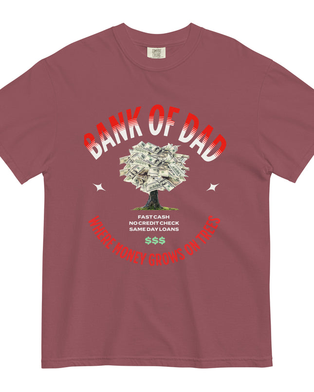 BANK OF DAD - Comfort Colors - Unisex garment-dyed heavyweight t-shirt