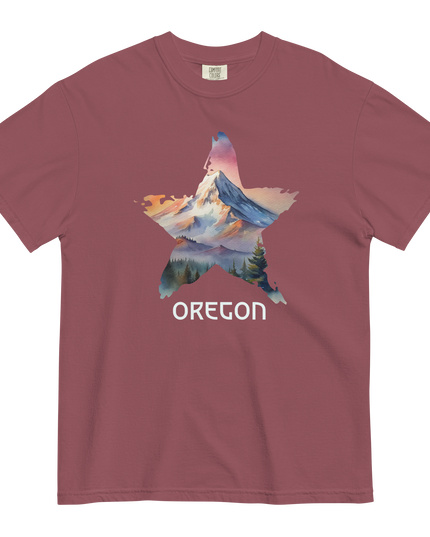 OREGON STAR - COMFOR COLORS - Unisex garment-dyed heavyweight t-shirt