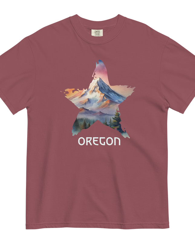 OREGON STAR - COMFOR COLORS - Unisex garment-dyed heavyweight t-shirt