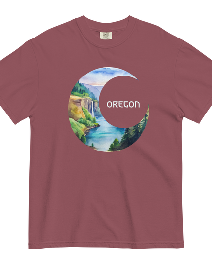 OREGON MOON- COMFORT COLORS - Unisex garment-dyed heavyweight t-shirt