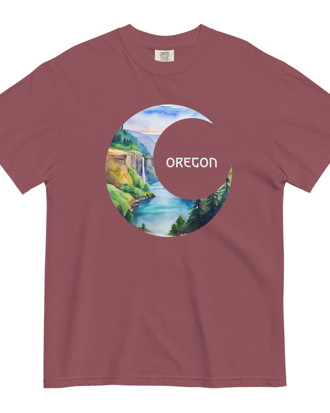 OREGON MOON- COMFORT COLORS - Unisex garment-dyed heavyweight t-shirt