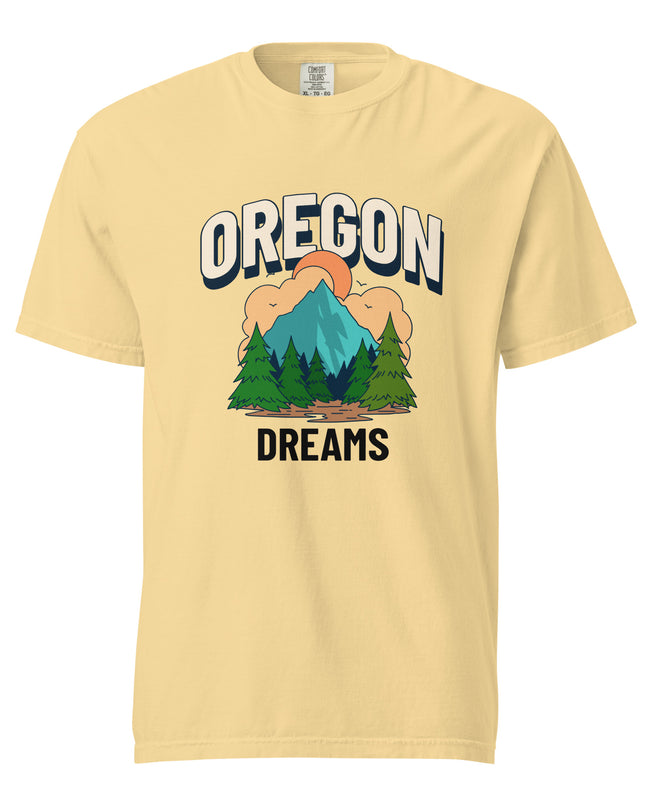 Oregon Dreams - Unisex garment-dyed heavyweight t-shirt