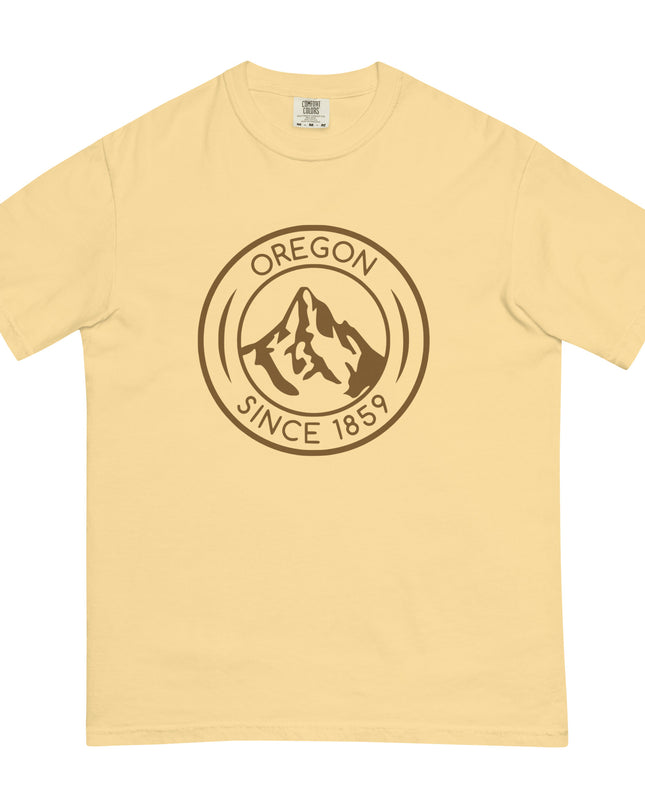 OREGON SINCE 1859 - BROWN - Comfort Colors - Unisex garment-dyed heavyweight t-shirt