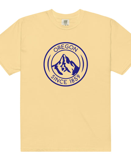 OREGON SINCE 1859 - NAVY - Comfort Colors - Unisex garment-dyed heavyweight t-shirt