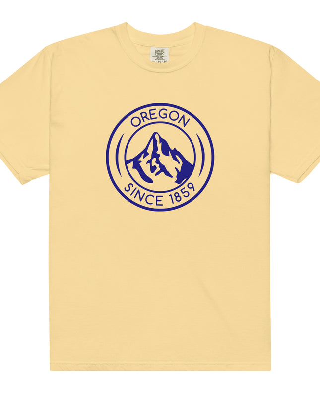OREGON SINCE 1859 - NAVY - Comfort Colors - Unisex garment-dyed heavyweight t-shirt