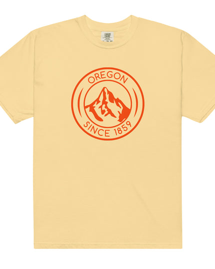 OREGON SINCE 1859 - ORANGE - Comfort Colors - Unisex garment-dyed heavyweight t-shirt
