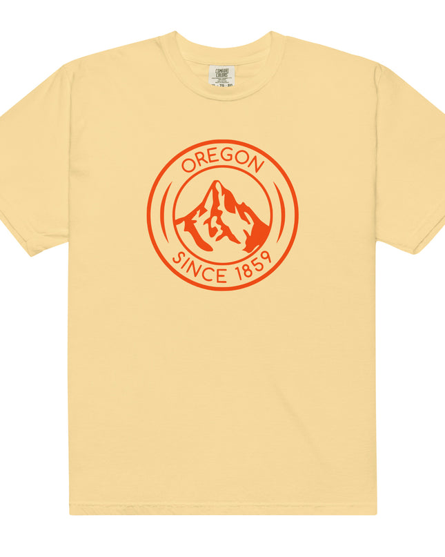 OREGON SINCE 1859 - ORANGE - Comfort Colors - Unisex garment-dyed heavyweight t-shirt