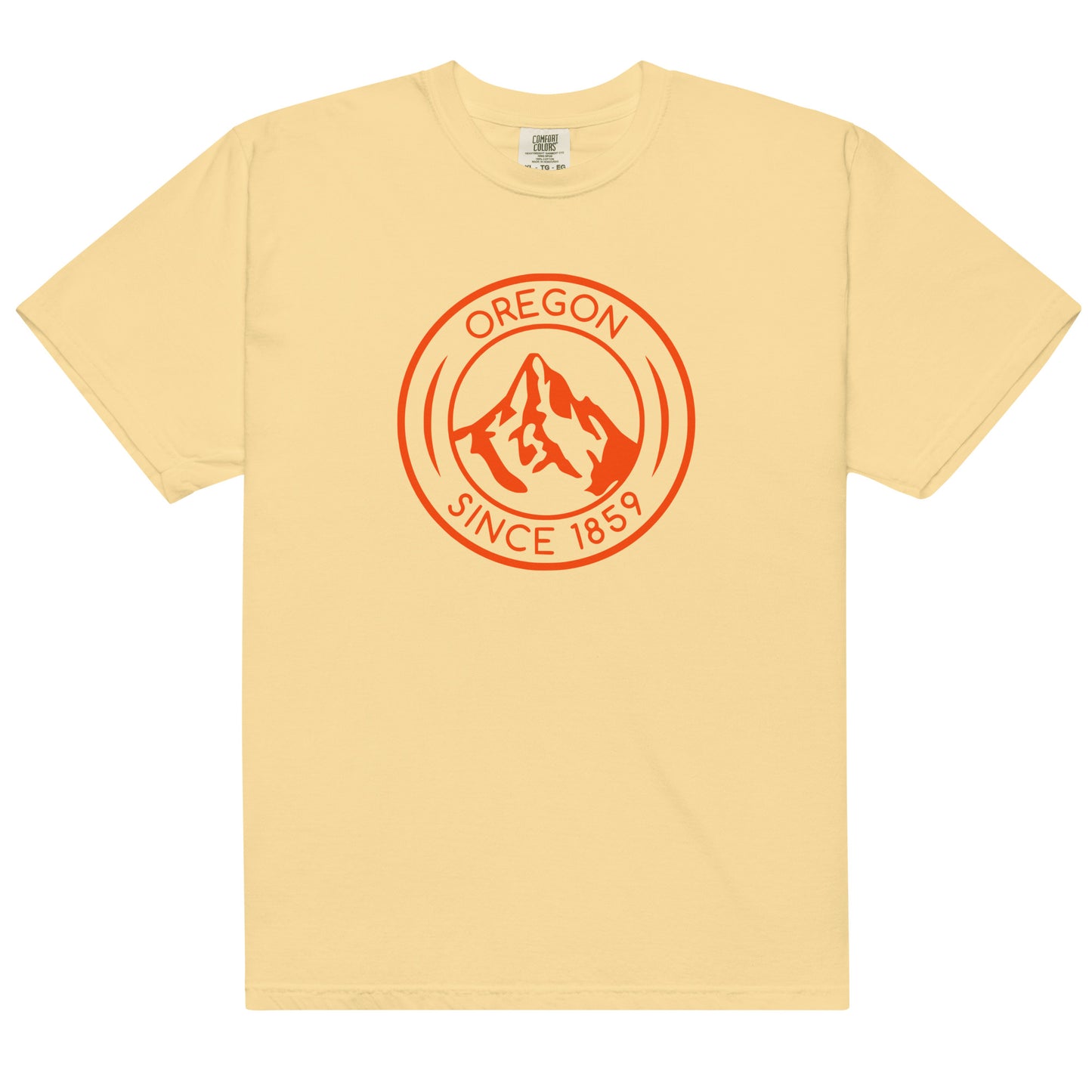 OREGON SINCE 1859 - ORANGE - Comfort Colors - Unisex garment-dyed heavyweight t-shirt