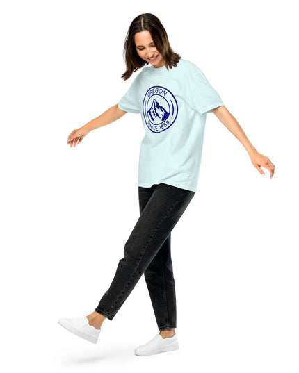 OREGON SINCE 1859 - NAVY - Comfort Colors - Unisex garment-dyed heavyweight t-shirt