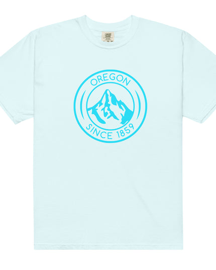 OREGON SINCE 1859 - AQUA - Comfort Colors - Unisex garment-dyed heavyweight t-shirt