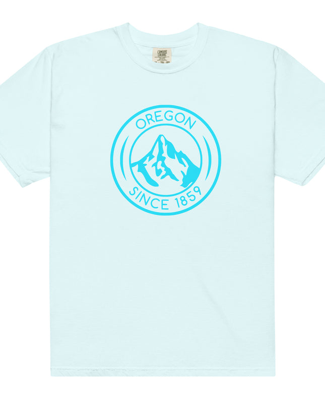 OREGON SINCE 1859 - AQUA - Comfort Colors - Unisex garment-dyed heavyweight t-shirt
