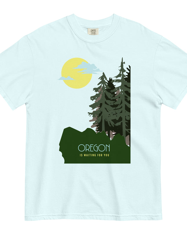 OREGON IS WAITING FOR YOU - Comfort Colors - Unisex garment-dyed heavyweight t-shirt